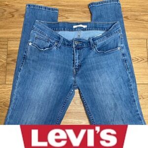 Levis Denim Low Rise Skinny Blue  5 pocket Jeans Size 9